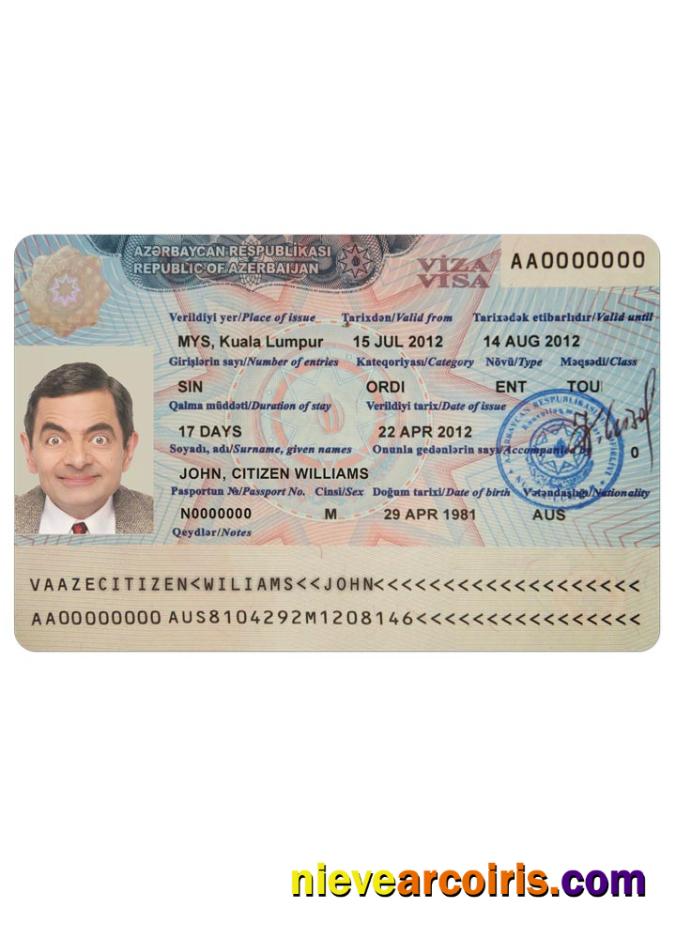 AZERBAIJAN Visa Preview