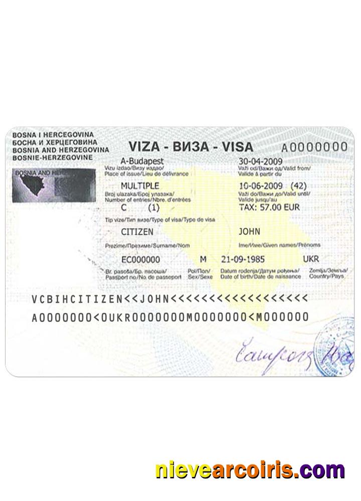 BOSNIA AND HERZEGOVINA Travel Visa Preview