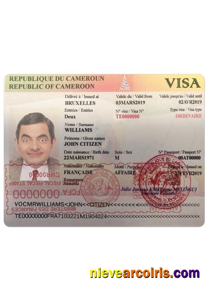 CAMEROON Visa Photolook