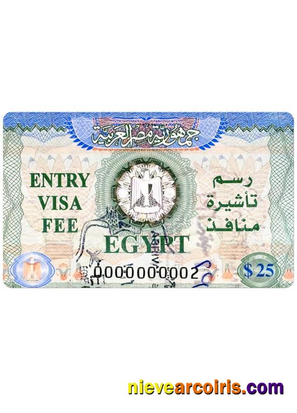 EGYPT Entry Visa Preview