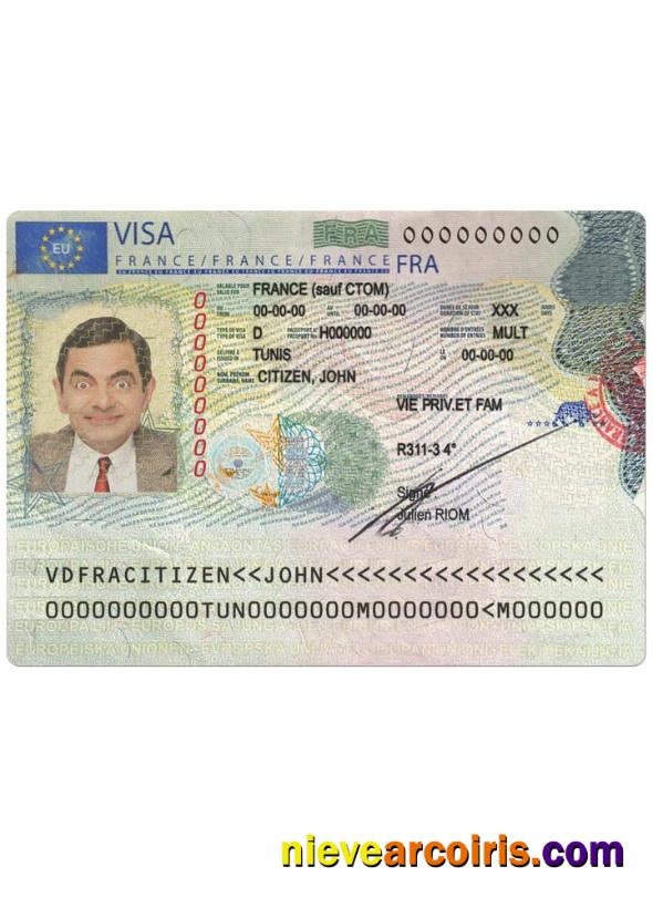 France Schengen Visa New Version Photolook