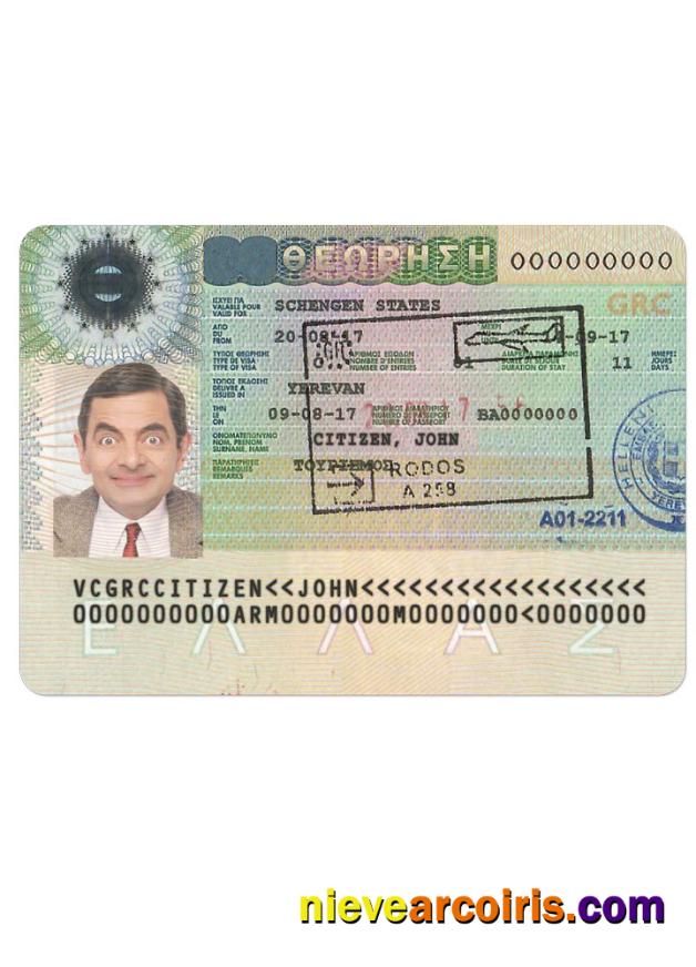 GREECE Schengen Visa Version 2 Photolook