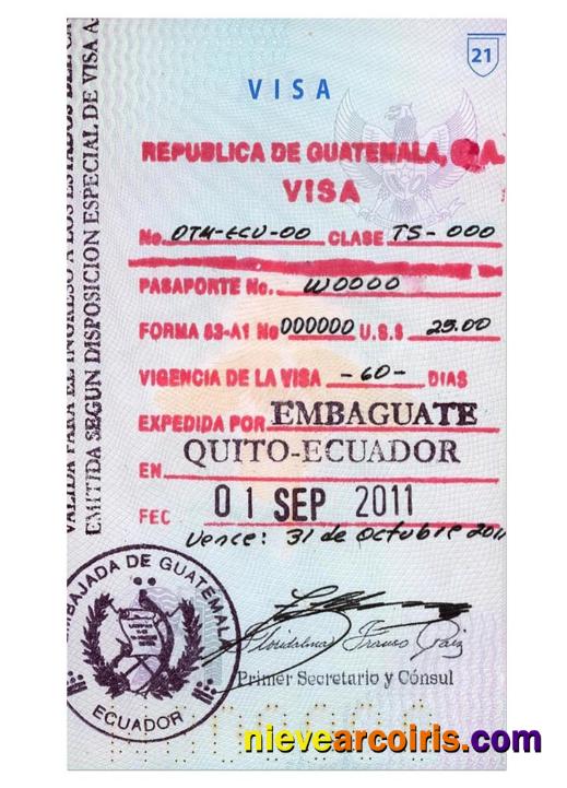 GUATEMALA Visa Photolook