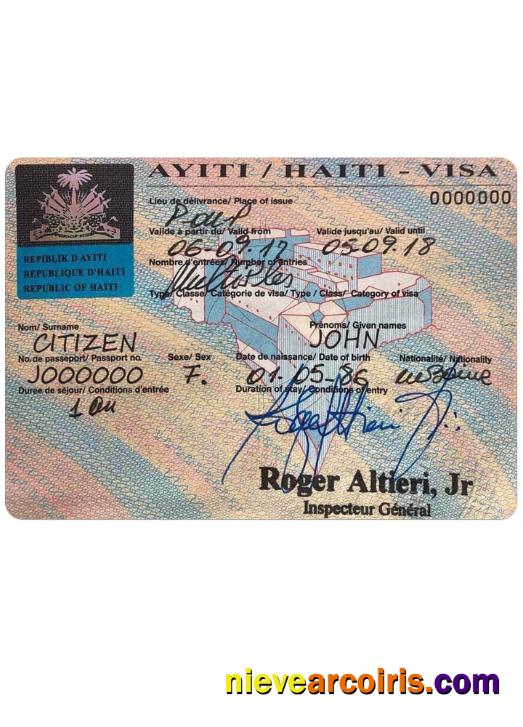 HAITI Visa Photolook