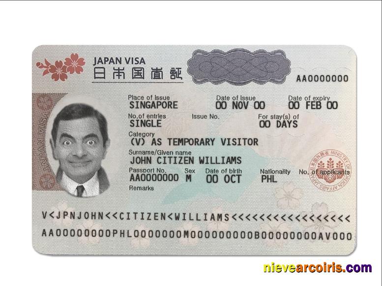 Japan Tourist Visa Photolook