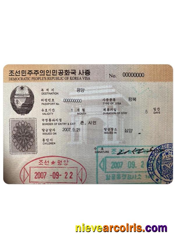 KOREA Visa Photolook
