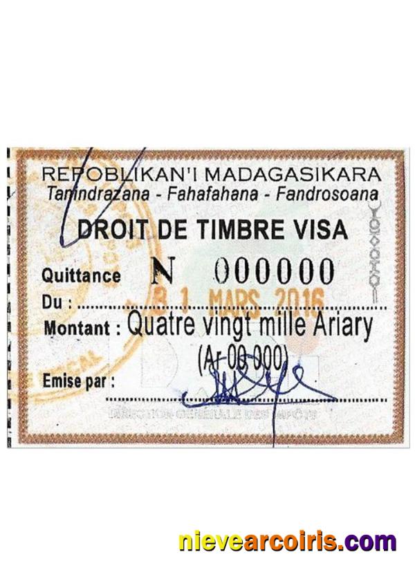 MADAGASCAR Visa Stamp Preview