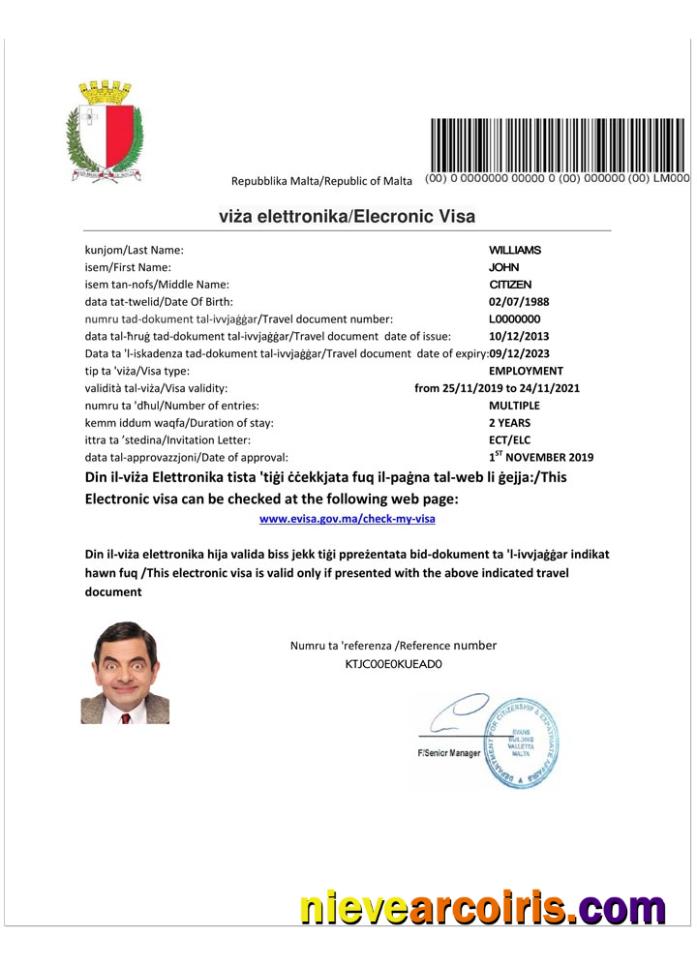 MALTA E Visa Photolook