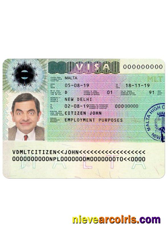 MALTA Visa Photolook