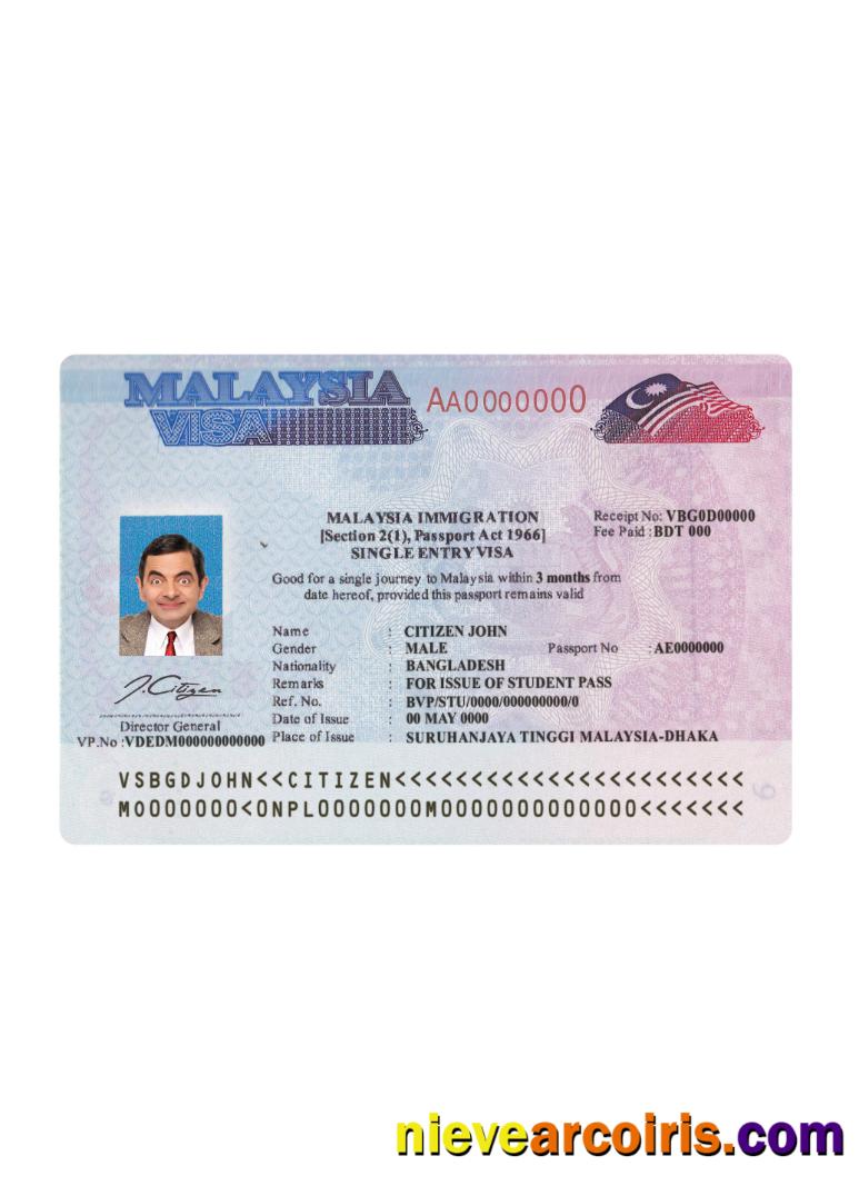 Malaysia Travel Visa Photolook