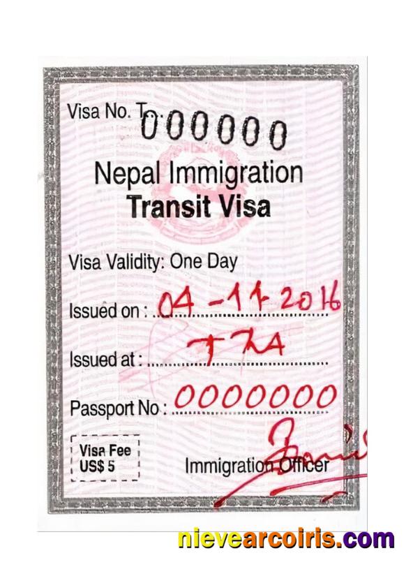 NEPAL Immigration Visa Preview