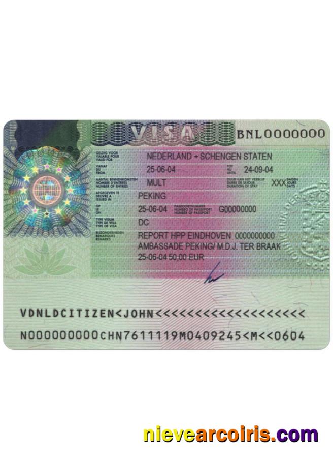 NETHERLAND Visa Photolook