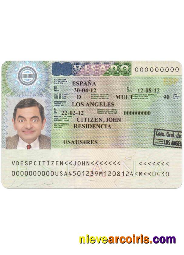 SPAIN Visa Photolook