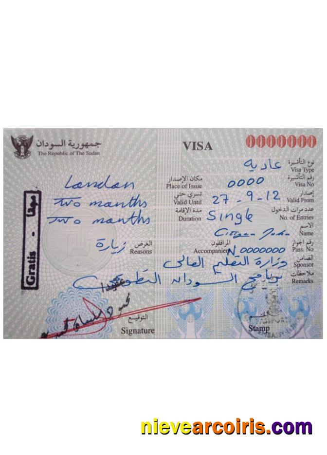 SUDAN Visa Preview