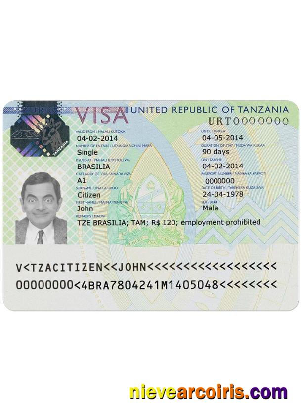 TANZANIA Visa Preview