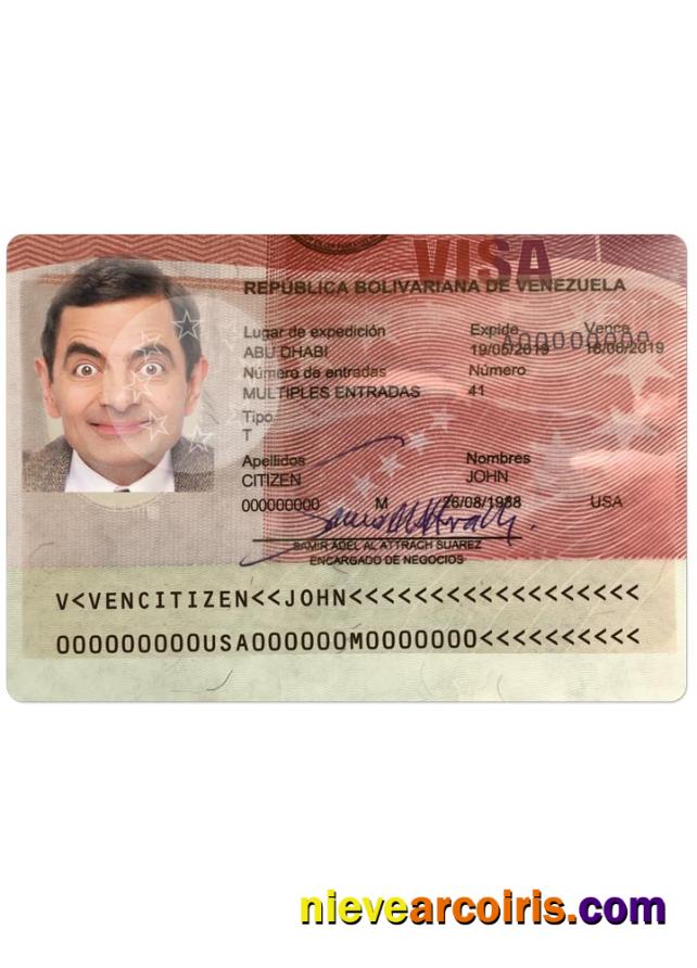 VENEZUELA Visa Preview