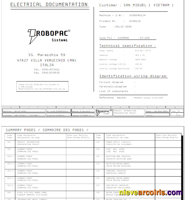 Editable ITALY ROPOBAC SYSTEMI Utility Bill Word And PDF Template