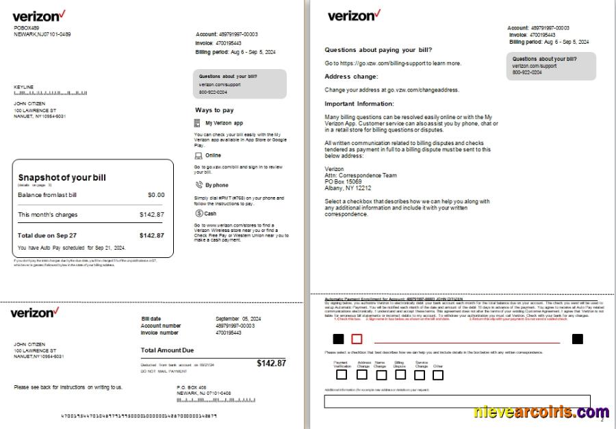 USA New Jersey Verizon Utility 1 2 Scr Photolook