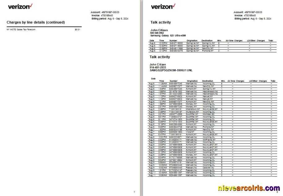 USA New Jersey Verizon Utility 7 8 Scr Photolook